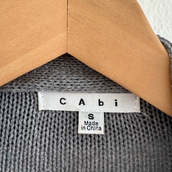 ❌Cabi Cardigan Style 974 Open Front Fringe Hem Size Small - Picture 2 of 5